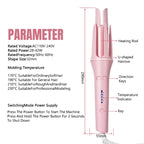 Hair curler with negative ion frizz control