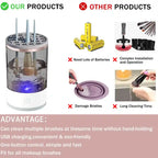 Beauty tool makeup brush cleaner KSA