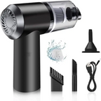 Handheld vacuum with brush head 