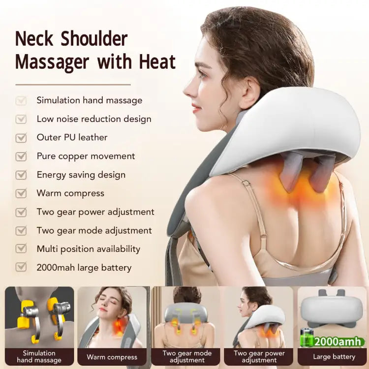 Neck massager pillow in use Saudi Arabia