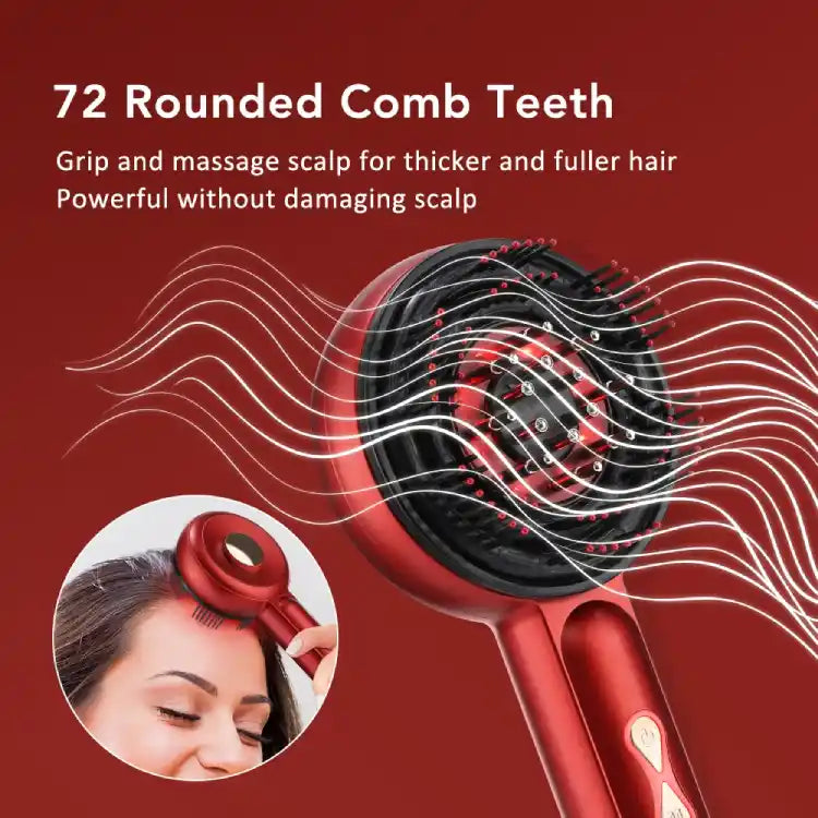 Red Light Scalp Massager Brush