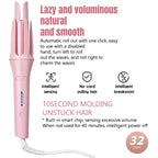 Hair curler with adjustable heat settings