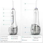 Family-friendly oral irrigator suitable for all ages
