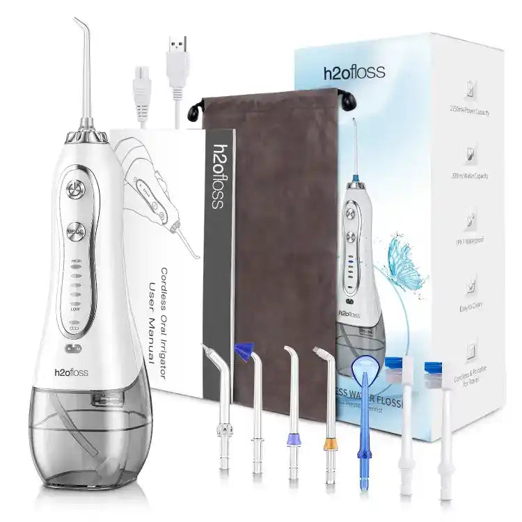Compact and portable water flosser for travel use
