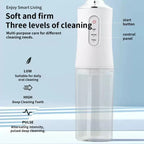 Tongue cleaner tip dental irrigator