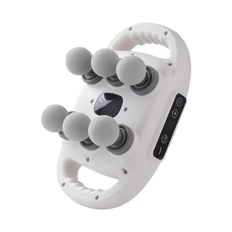 Six-Head Massage Gun with six interchangeable heads